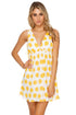 Luli Fama Itsy Bitsy V Neck Short Dress